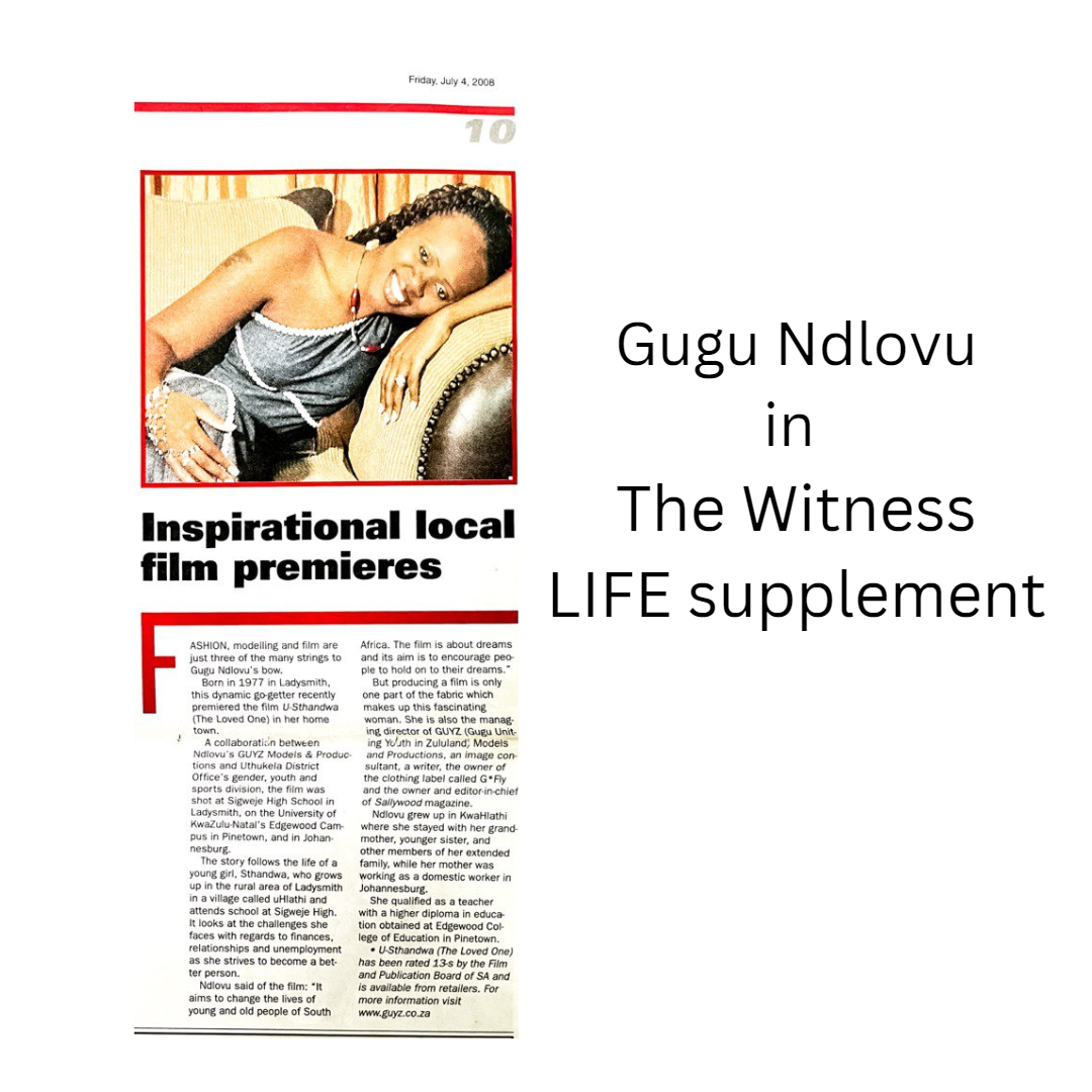 Gugu Ndlovu in The Witness